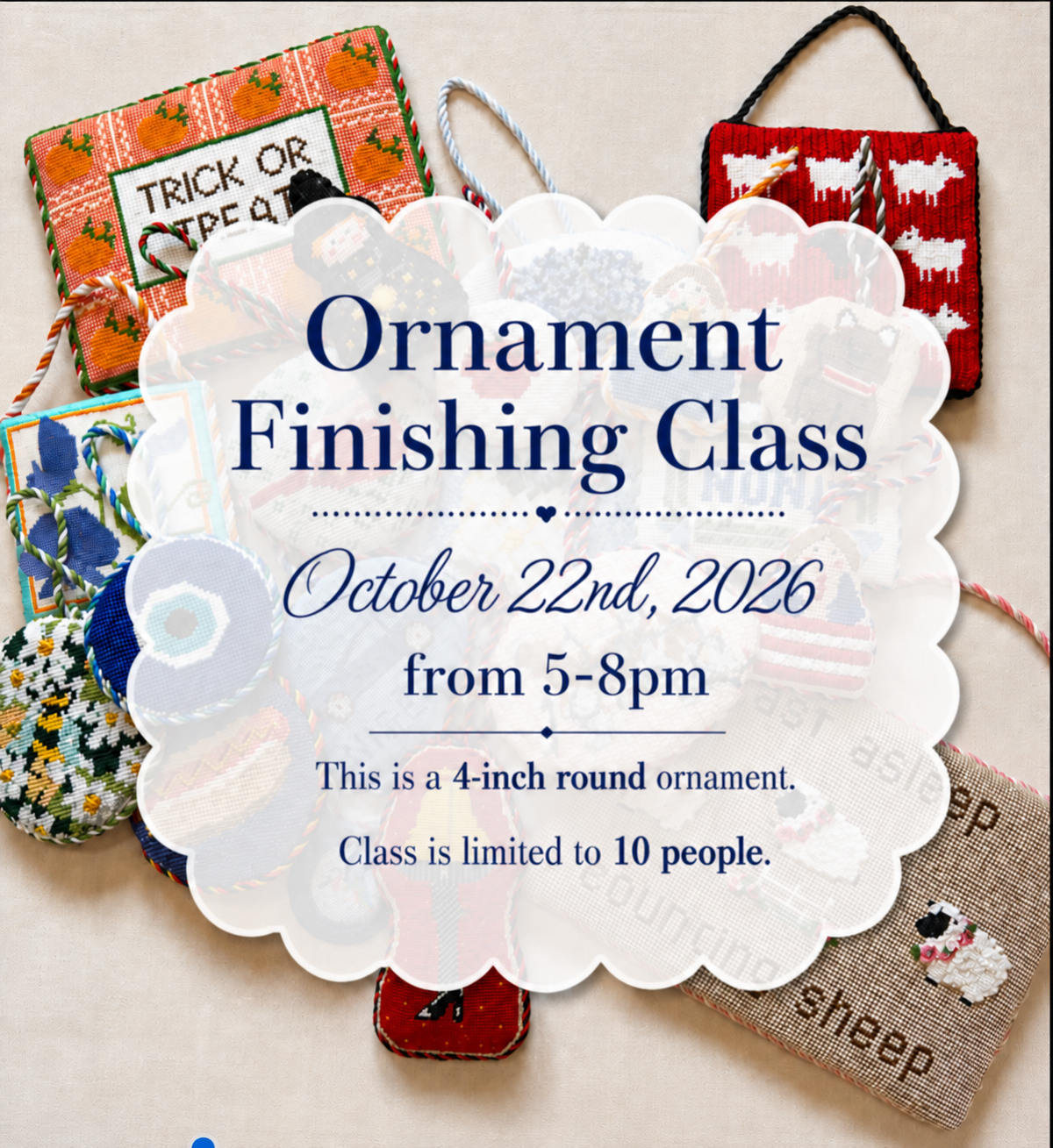 Ornament Finishing Class