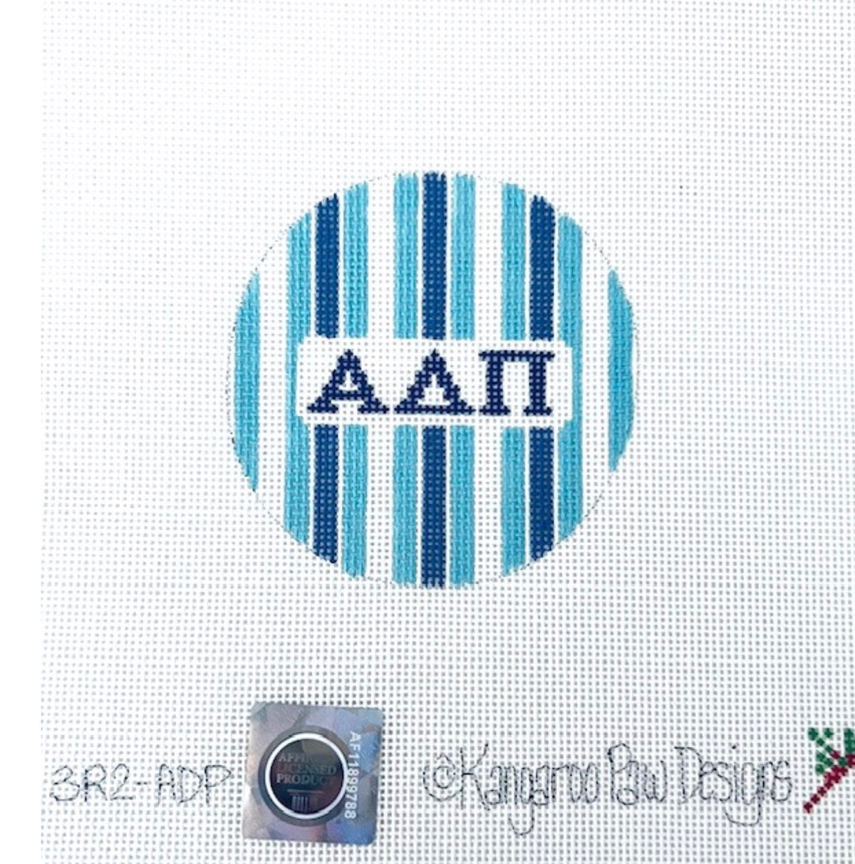 ADPi Striped Round