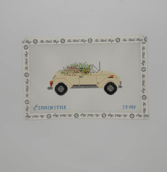 Volkswagon with Flowers