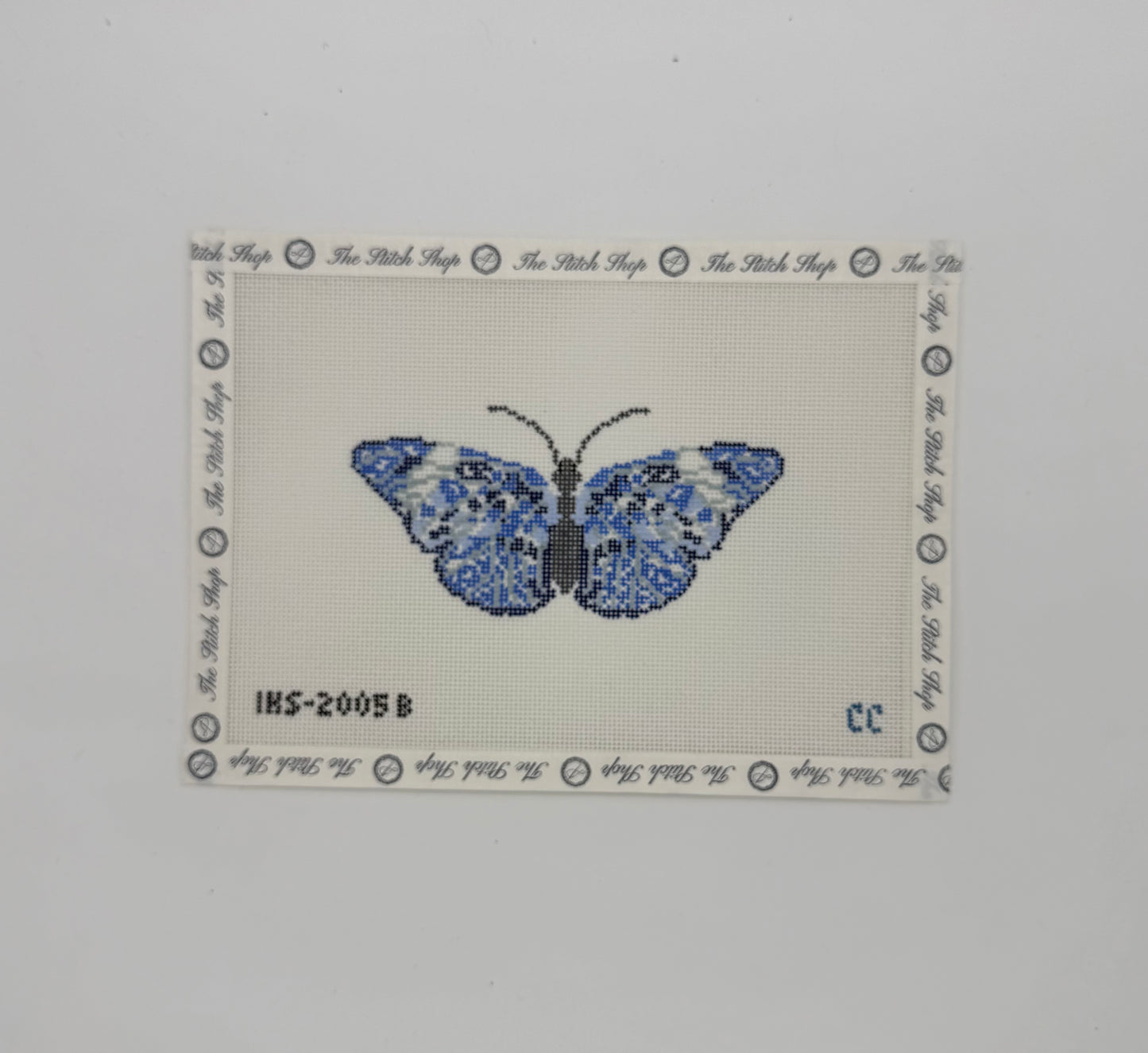 Blue Chinoserie Butterfly Ornament