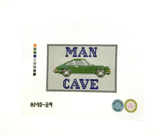 Man Cave - Green Porsche