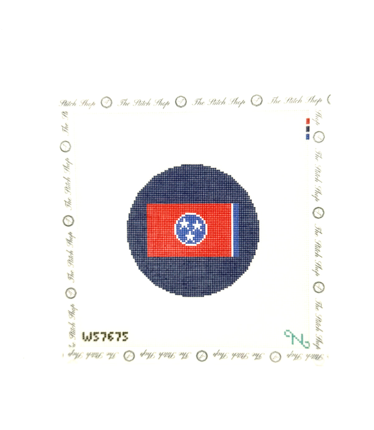 Tennessee Flag with Background