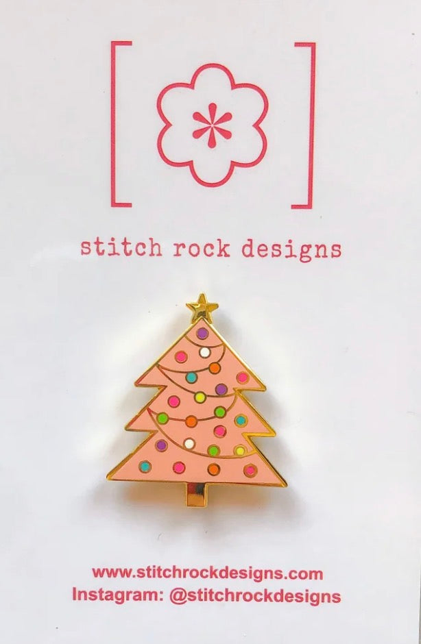 Pink Xmas Tree Needleminder