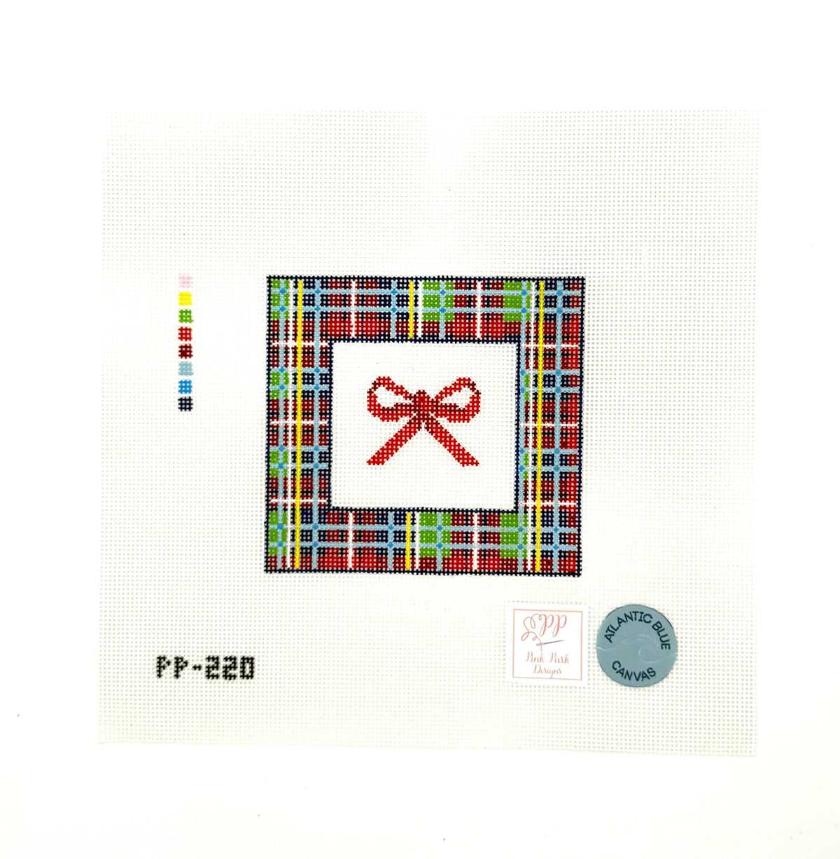 Plaid Square Bow