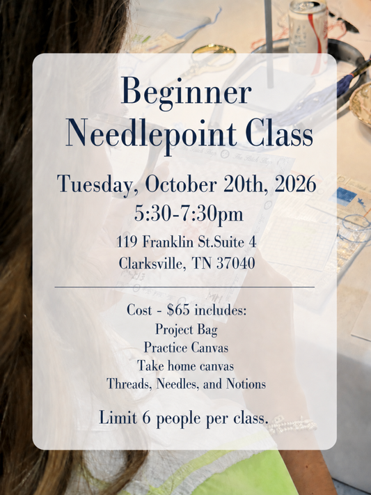Needlepoint 101 Class
