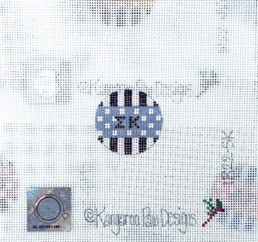 Sigma Kappa key fob canvas