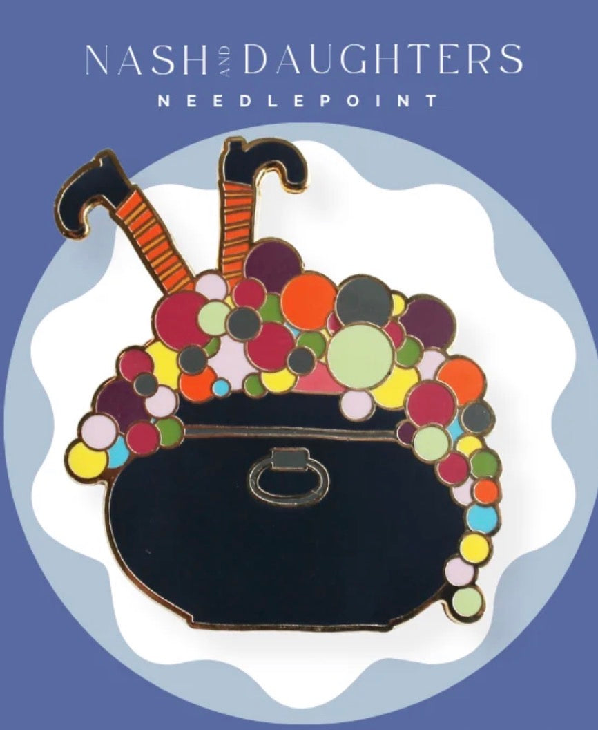Colorful Bubble Cauldron Needle Minder
