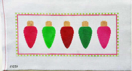 Five Lightbulb Pillow