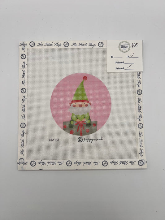 Elf on a present