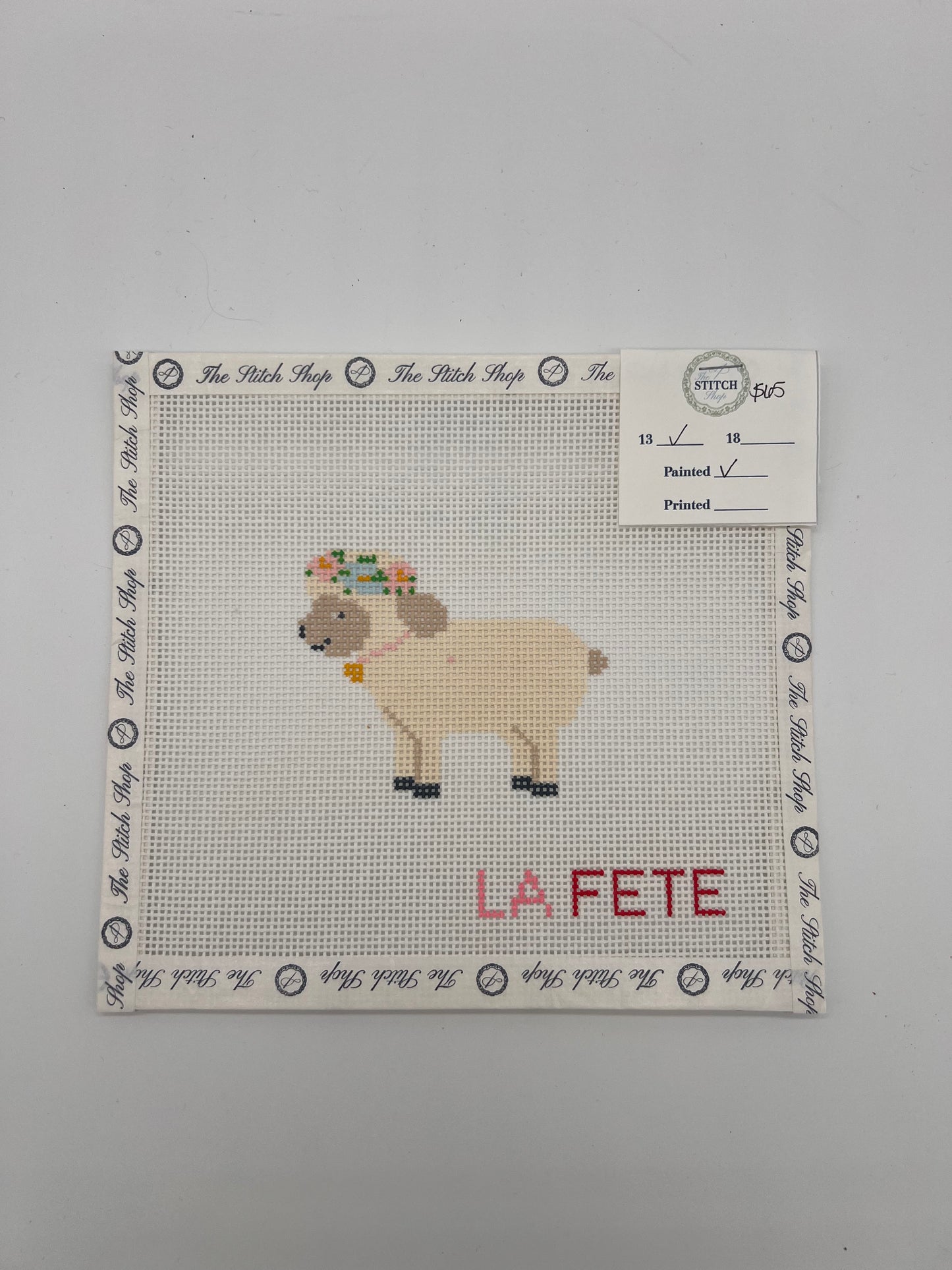 Sheep with Flowers