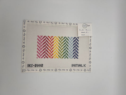 Rainbow Herringbone