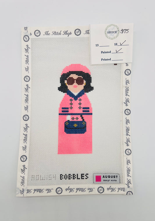 Jackie O Bobble Canvas