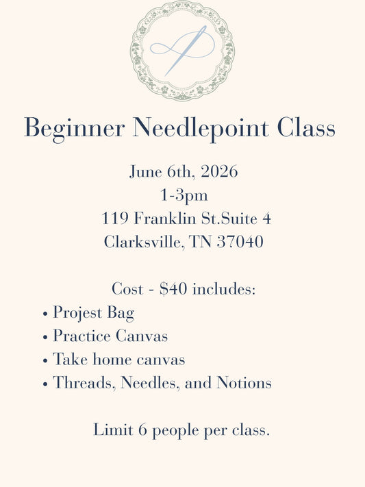 Beginner Needlepoint Class