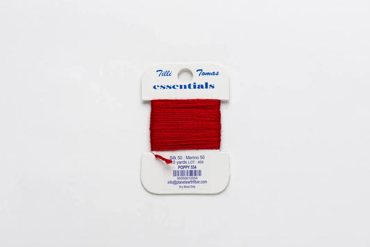 Essentials Card Poppy