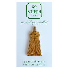 Gold Tassle Needleminder