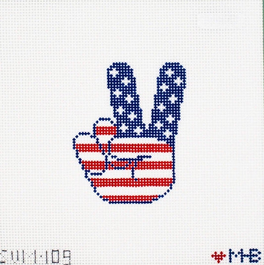Americana Peace Sign
