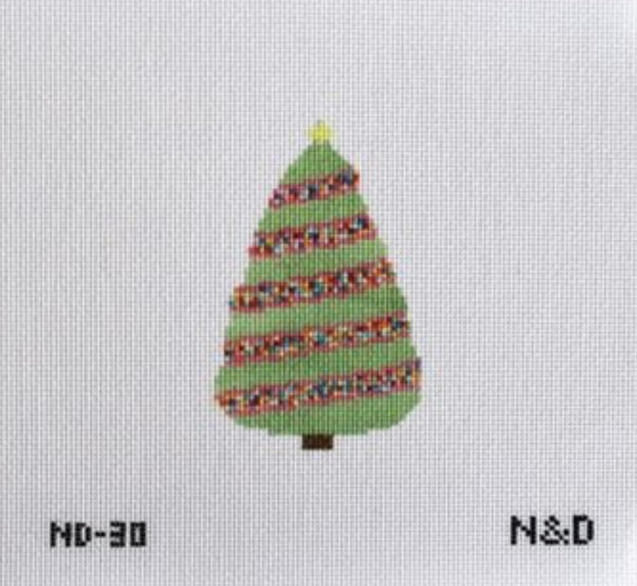 Sprinkle Tree Needlepoint Canvas